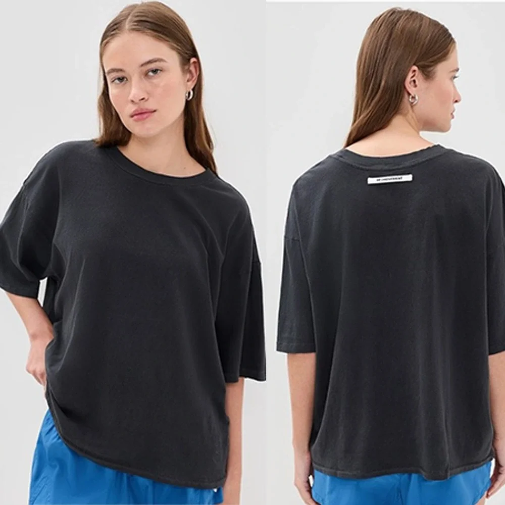 NWT FREE PEOPLE Movement Relaxed Fit Tackle Tee Size Large